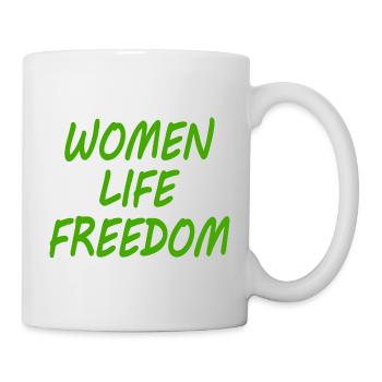 Women life freedom - Mug blanc - blanc - Droite
