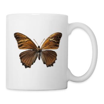 Schmetterling I - Tasse - Weiß - Rechts