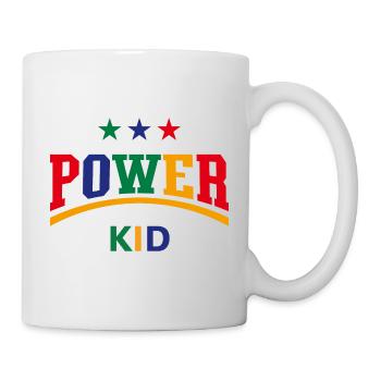 Power Kid (Enfant / Enfant / Fils / Fille / 4C) - Mug blanc - blanc - Droite