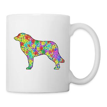 Pyrenäen-Sennenhund, vollständig anpassbar nach Wunsch - Tasse - Weiß - Rechts