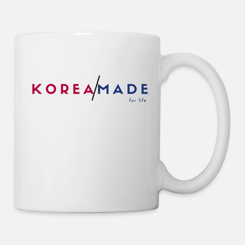 Korea made for life - Mug blanc - blanc