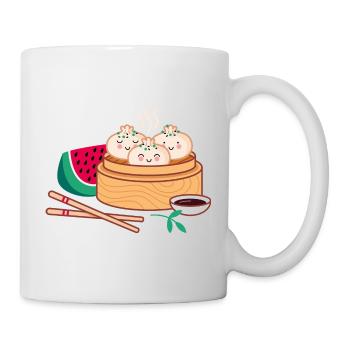 Dim Sum mit Wassermelone - Tasse - Weiß - Rechts