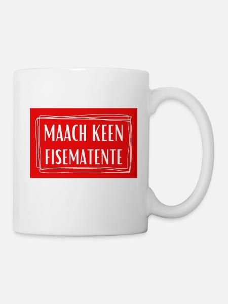 Fisematente - Köln Kölsch Kölle Rheinland - Tasse - Weiß