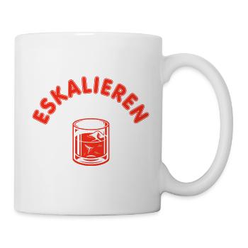 Eskalieren Drinks Party - Tasse - Weiß - Rechts