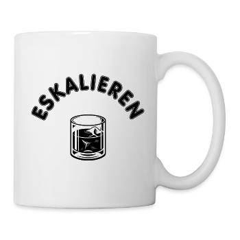Eskalieren Alkohol Trinken Party - Tasse - Weiß - Rechts