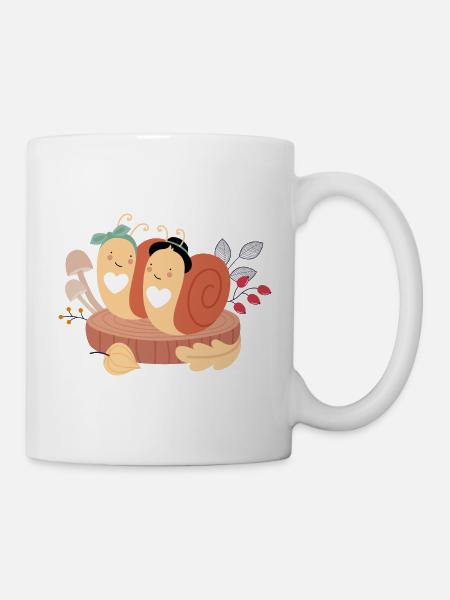 Snail walk - Mug - white