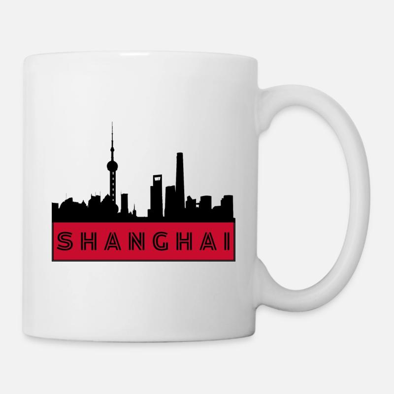City Shanghai - China - Mug - white