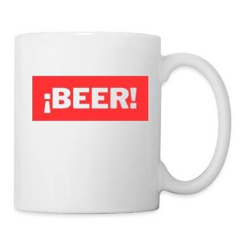 Beer - Tasse - Weiß - Rechts