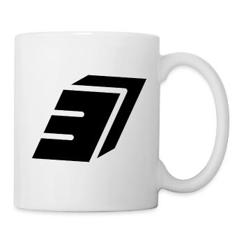Abstract Nummer 3 - Tasse - Weiß - Rechts