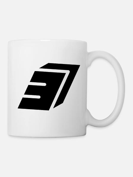 Abstract Nummer 3 - Tasse - Weiß