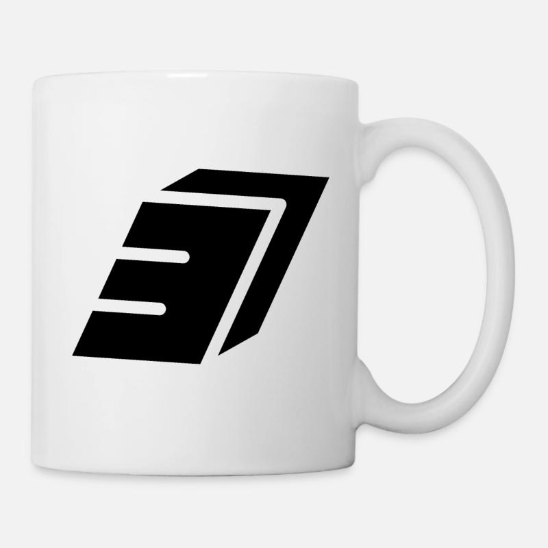Abstract Nummer 3 - Tasse - Weiß