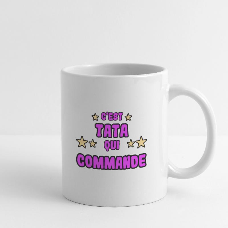 C'est tata qui commande Mug blanc