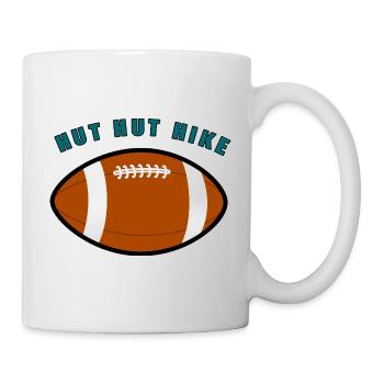 Randonnée chapeau Football américain - Mug blanc - blanc - Droite