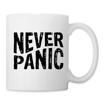 Never Panic - Mug - white - Right
