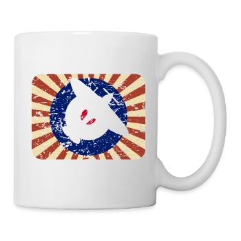 Retro Spitfire WW2 - Royal Air Force - Tasse - Weiß - Rechts