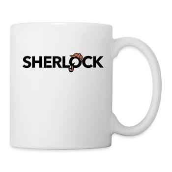 Sherlock Holmes (noir) - Mug blanc - blanc - Droite