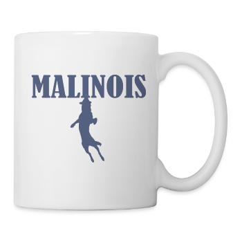 Berger Belge bleu marine - Mug blanc - blanc - Droite