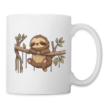La vie de paresseux - Mug blanc - blanc - Droite