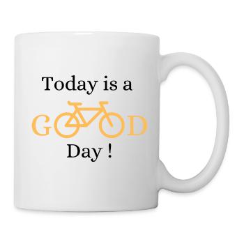 Good Day - Tasse - Weiß - Rechts
