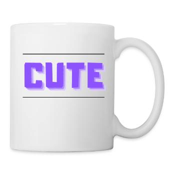 Cute - Tasse - Weiß - Rechts