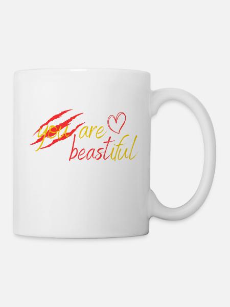 Biest oder Schönheit? - Tasse - Weiß