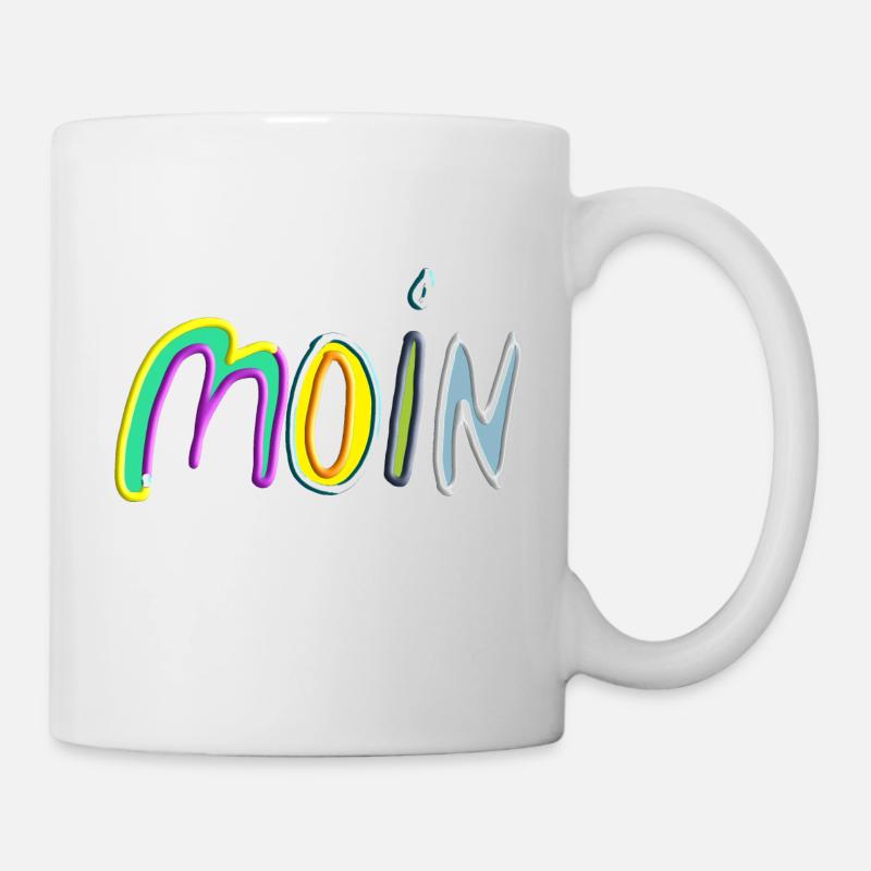 moin 8 - Tasse - Weiß