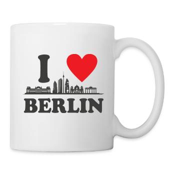I love Berlin - Tasse - Weiß - Rechts