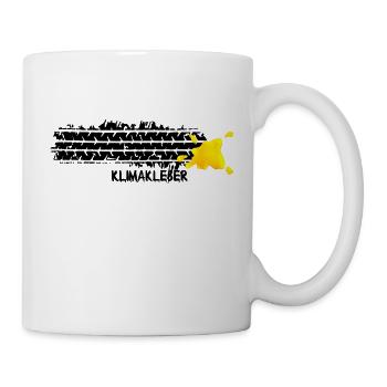 KLIMAKLEBER with glue - Tasse - Weiß - Rechts
