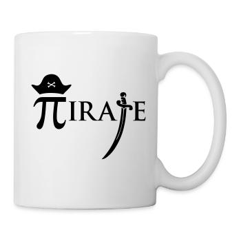 Pi Symbol Pirate - Tasse - Weiß - Rechts