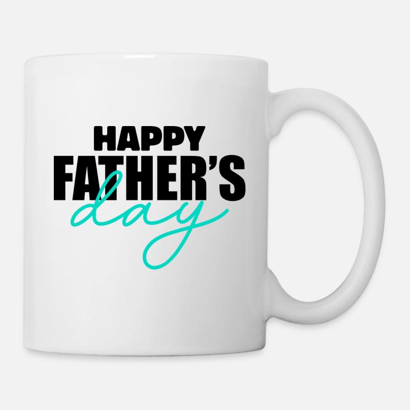 Happy Fathers Day - Mug blanc - blanc