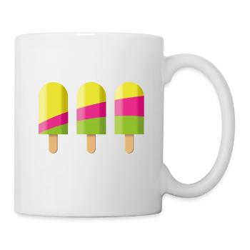 Eis am Stil - Lecker Design als Weihnachtsgeschenk - Tasse - Weiß - Rechts