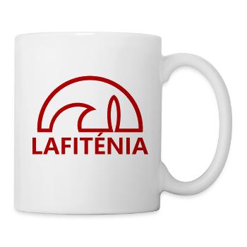 Lafiténia sun minimalist red surfboard - Mug - white - Right