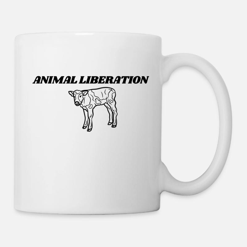 Animal Liberation Calf - Mug - white