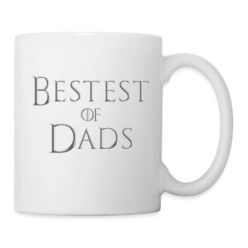 Bester Papa, Best Dad (bestest of dads) - Tasse - Weiß - Rechts