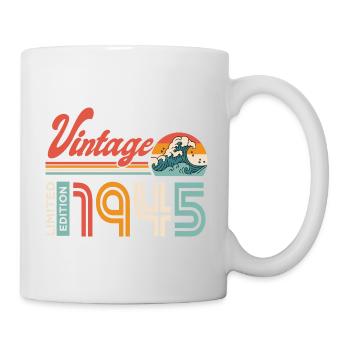 1945 Geburtstagsgeschenk Geboren 1945 - Tasse - Weiß - Rechts