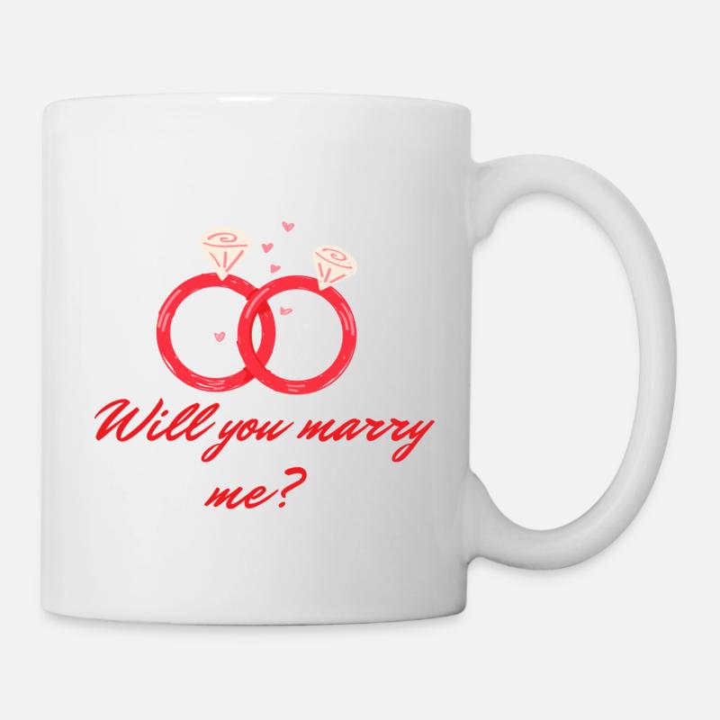 HEIRATSANTRAG - Tasse - Weiß