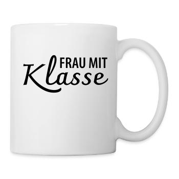 Frau Klasse Lehrerin - Tasse - Weiß - Rechts