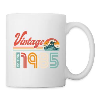 1985 Geburtstagsgeschenk Geboren 1985 - Tasse - Weiß - Rechts