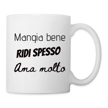 Cadeau fan Italie - Mug blanc - blanc - Droite