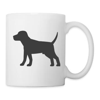Hund - Tasse - Weiß - Rechts