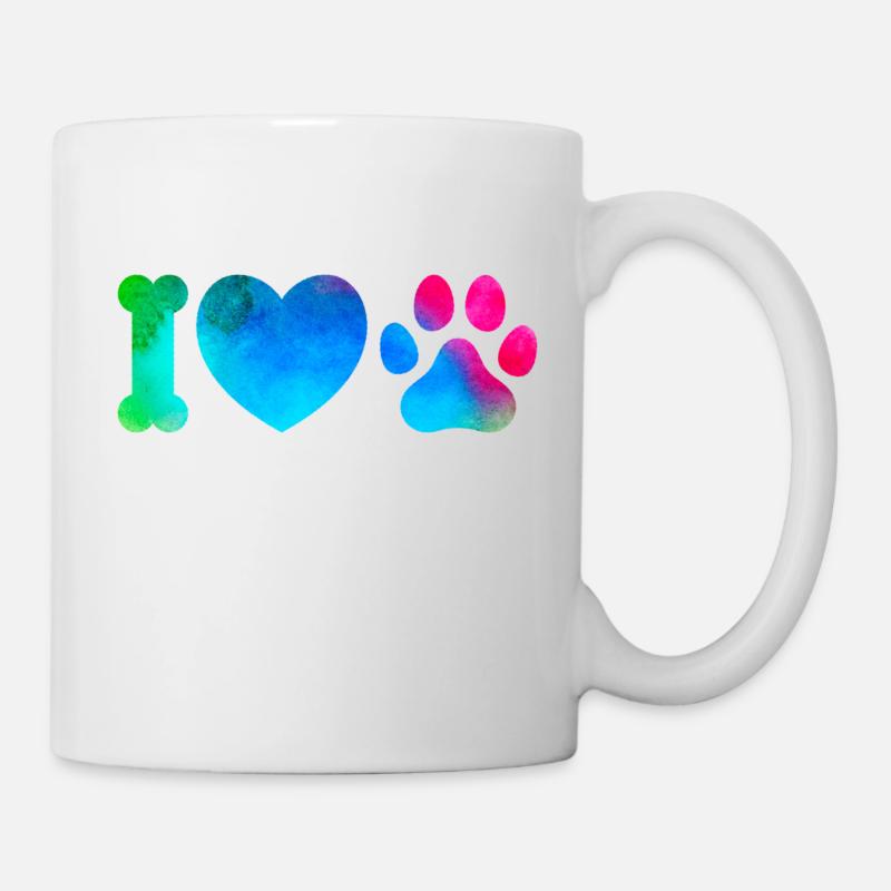 Love dogs - Mug - white
