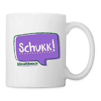 KoboldKroniken Sprechblase Lila Schuckk! - Tasse - Weiß - Rechts