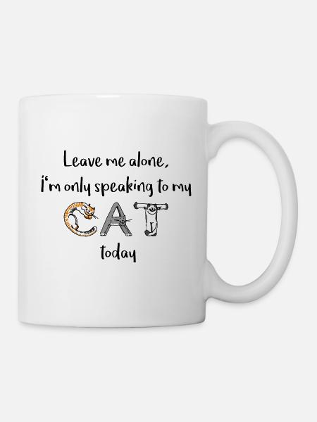 Katze - Tasse - Weiß