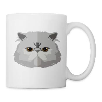 Katze - Tasse - Weiß - Rechts