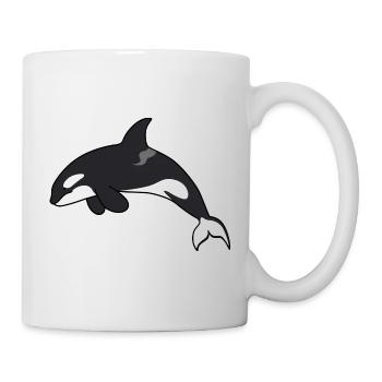 Meerestiere - Tasse - Weiß - Rechts