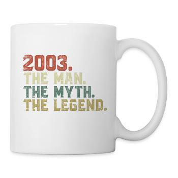 Né en 2003, l’homme, le mythe, la légende - Mug blanc - blanc - Droite