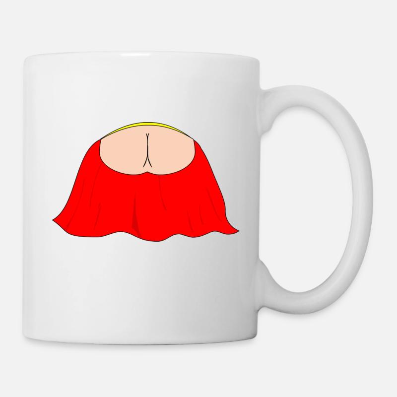 Flying Bum - Voler vers le haut - Mug blanc - blanc