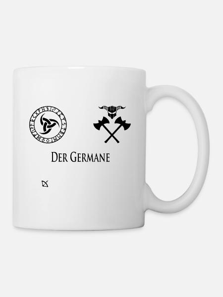 Der Germane - Tasse - Weiß