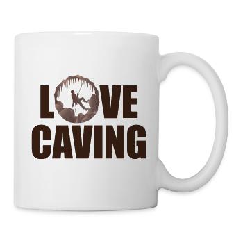 Liebe Höhlenforschung - Höhlenforschung Höhlenforscher - Tasse - Weiß - Rechts