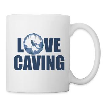 Love Caving - Speleology Potholing Caver - Mug - white - Right